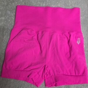 FP Movement by Free People High Waist Pink Shorts